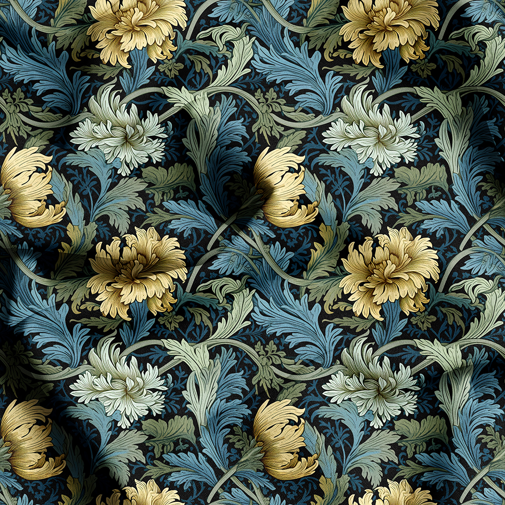 Seamless Liberty Floral Prints, Create Custom Fabric Designs with Prinstitch