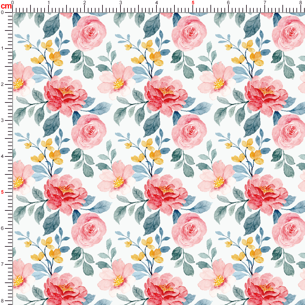 Gorgeous Vintage Liberty Floral Print with Blooming Flowers – Custom Print Fabrics