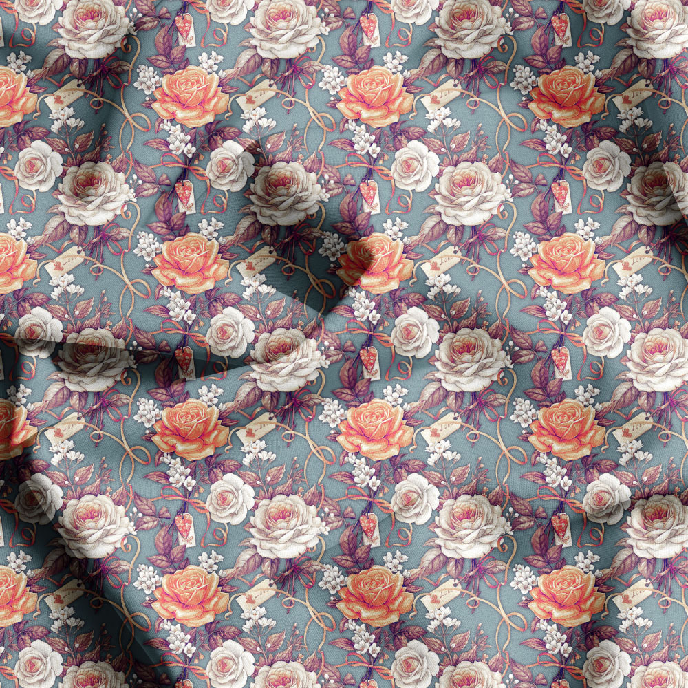 Liberty Floral Custom Fabric Service, Seamless Print Options at Prinstitch