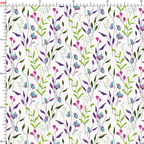 Vintage Liberty Floral with Spring Wild Beautiful Flowers – Custom Print Fabrics