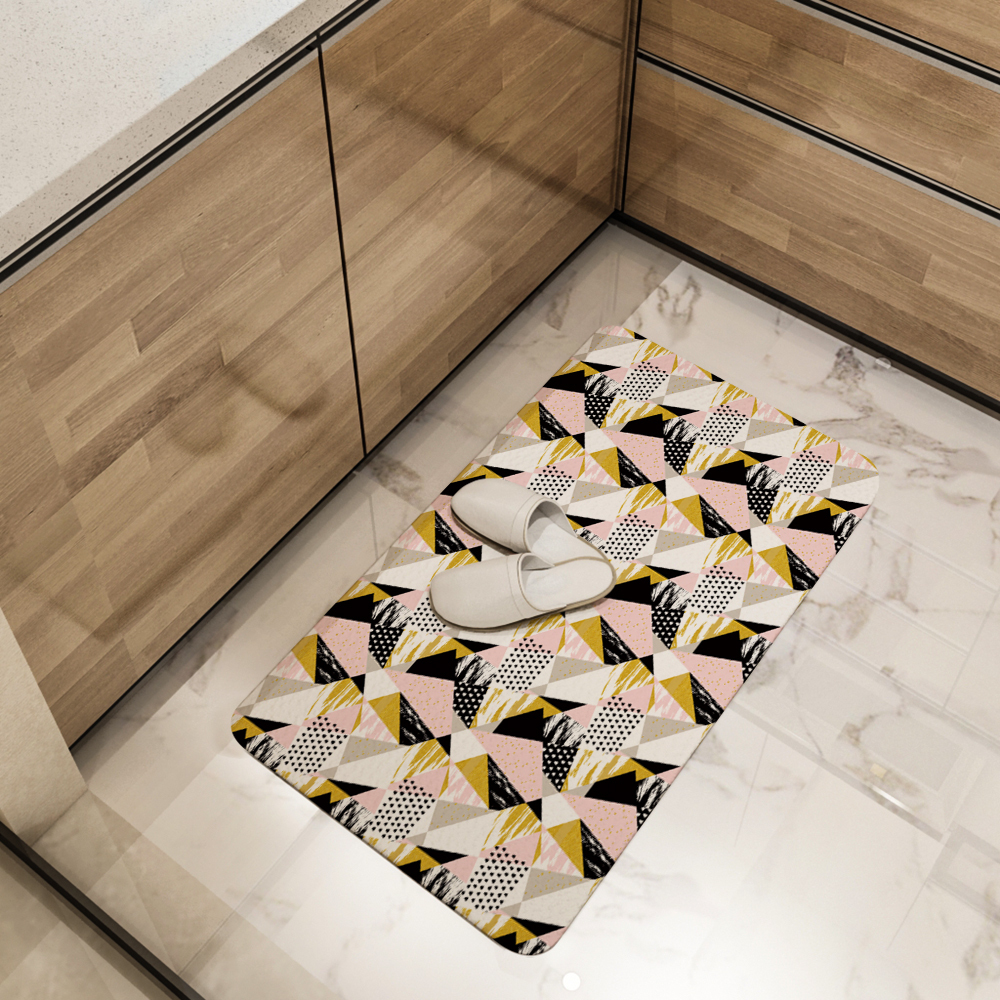 Kitchen Floor Mats – Modern Geometric Patterns