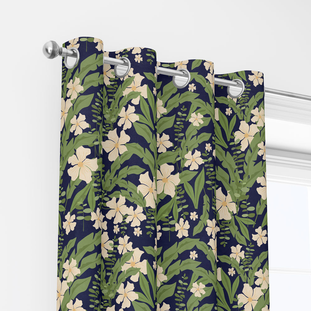 Curtain – Abstract Vintage Beautiful Liberty Floral Fabric with Modern Botanical Floral