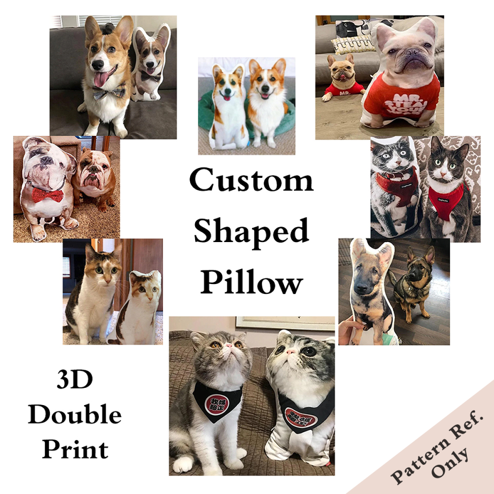 Custom Shaped Pet Pillow Gift - A Unique & Cozy Keepsake for Pet Lovers
