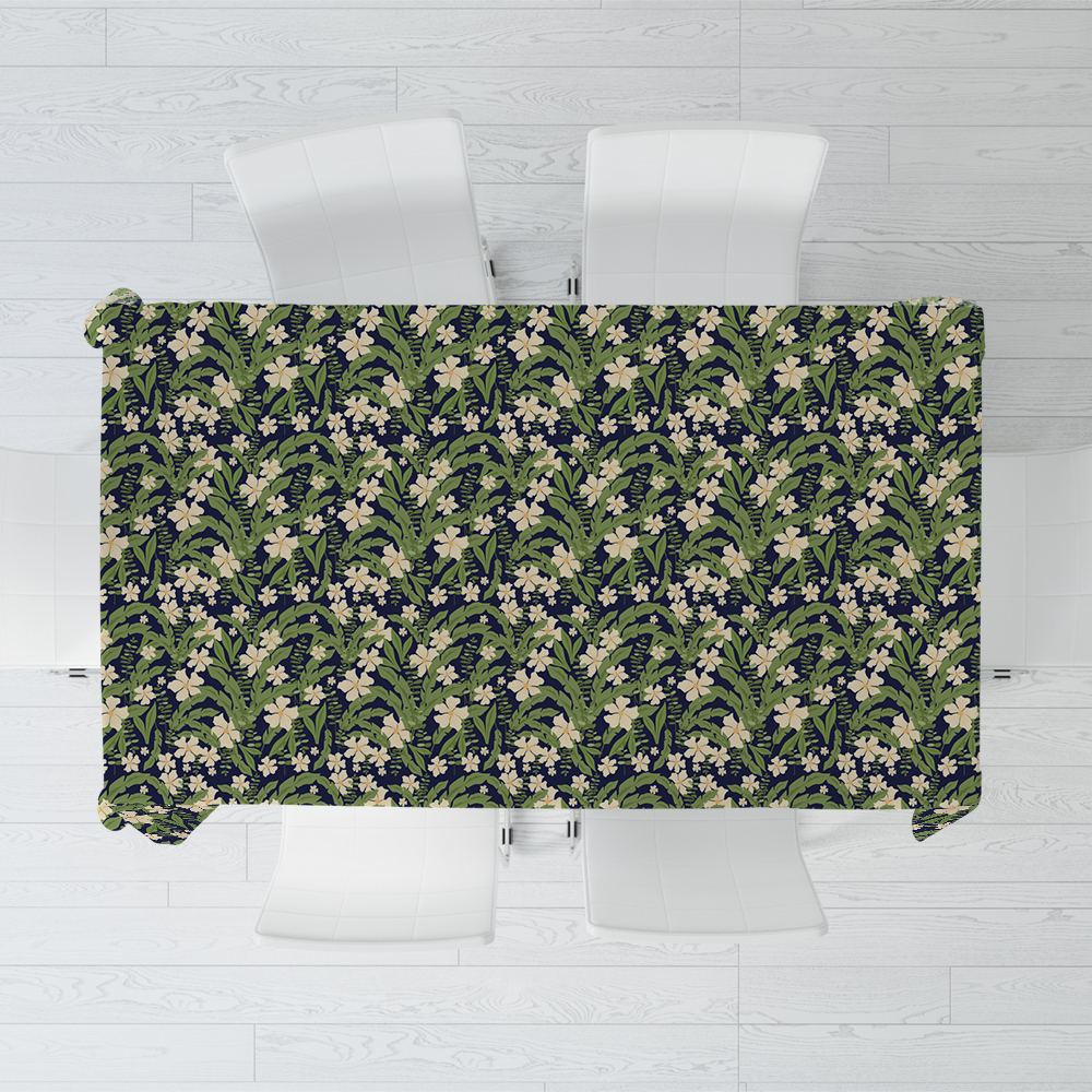 Tablecloth – Abstract Vintage Beautiful Liberty Floral With Modern Botanical Floral
