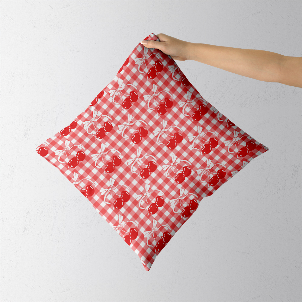 Throw Pillow – William Morris-Inspired Charming Colored Flowers And Leaves Pattern