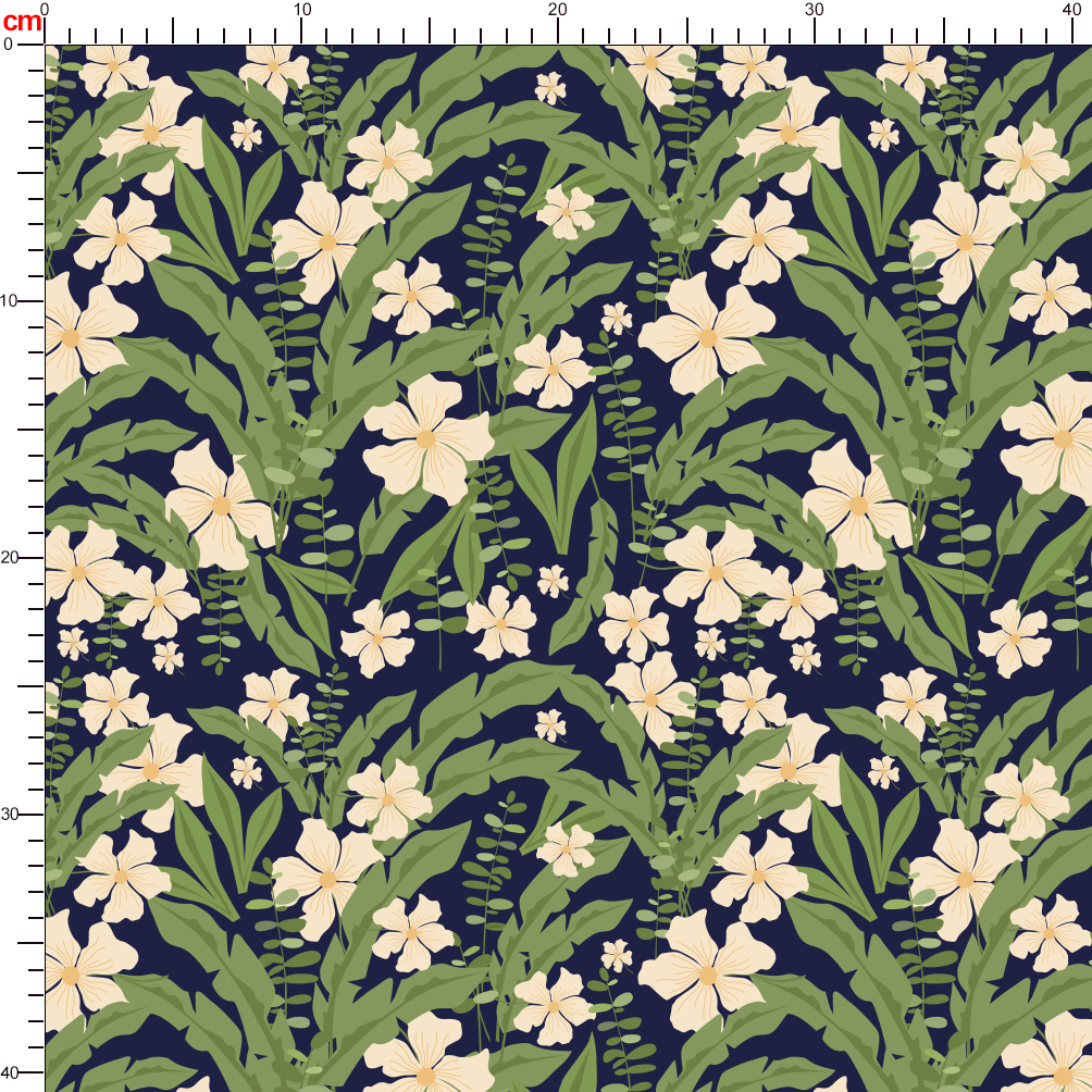 Abstract Vintage Beautiful Liberty Floral Fabric with Modern Botanical Floral – Custom Print Fabrics