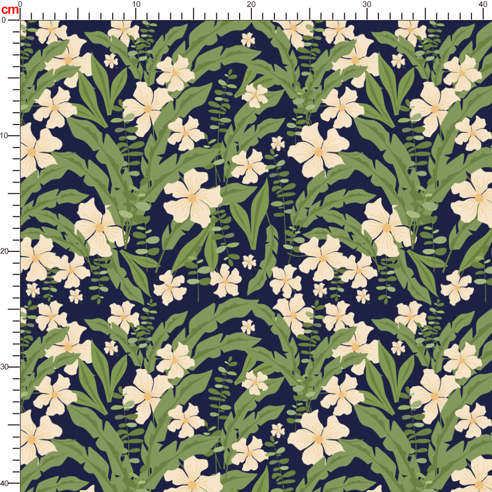 Abstract Vintage Beautiful Liberty Floral Fabric with Modern Botanical Floral – Custom Print Fabrics
