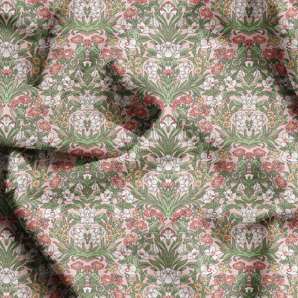 Multi Colorways Liberty Floral Seamless Print Patterns, Tailored Fabric Service by Prinstitch