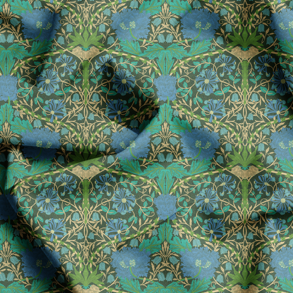 Multi Colorways Liberty Floral Seamless Print Patterns, Tailored Fabric Service by Prinstitch