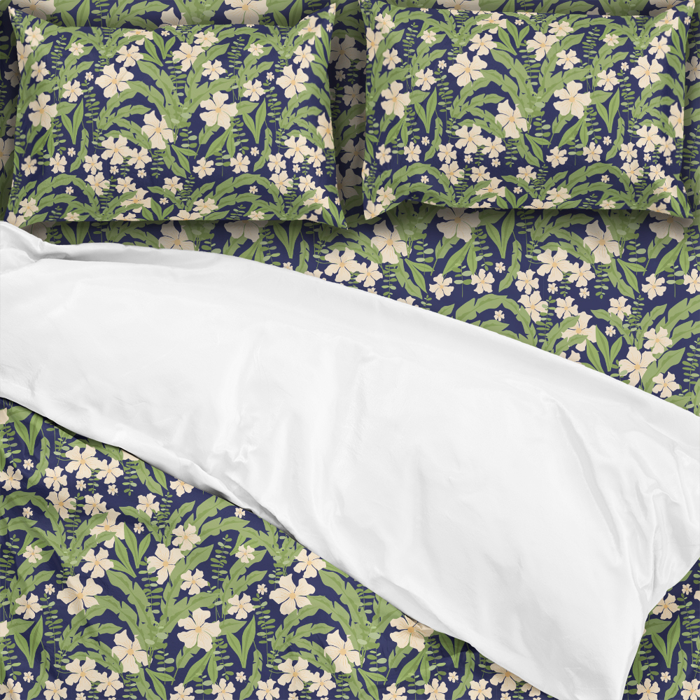 Bedding Set – Abstract Vintage Beautiful Liberty Floral With Modern Botanical Floral