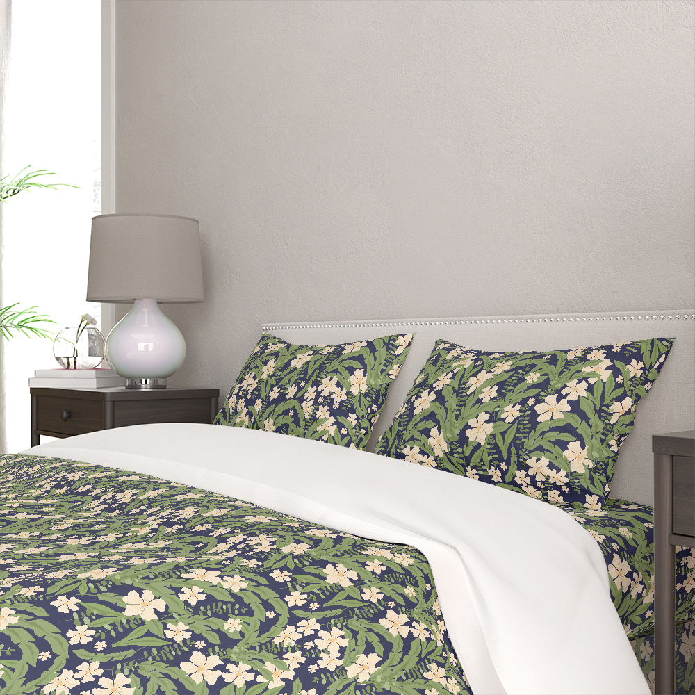 Bedding Set – Abstract Vintage Beautiful Liberty Floral With Modern Botanical Floral
