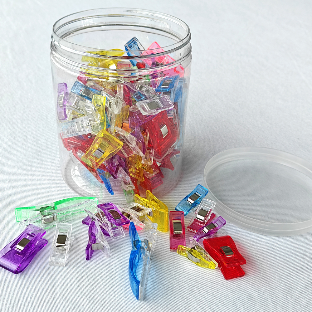 Colorful Plastic Sewing Clips – Ideal for Quilting, Sewing & Craft Projects