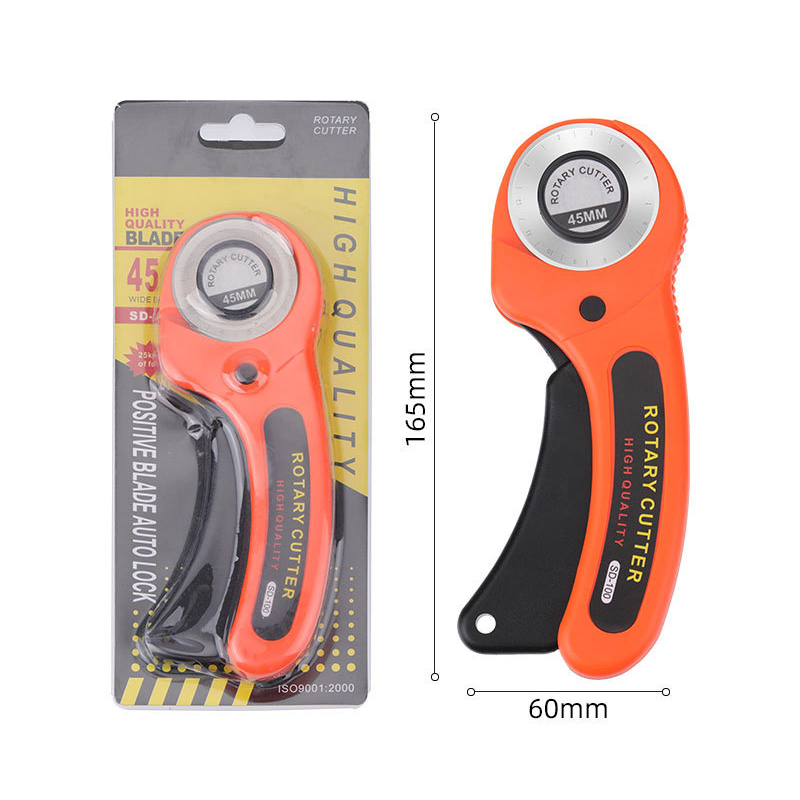 45mm Rotary Cutter – Fabric, Quilting & Leather Cutting Tool