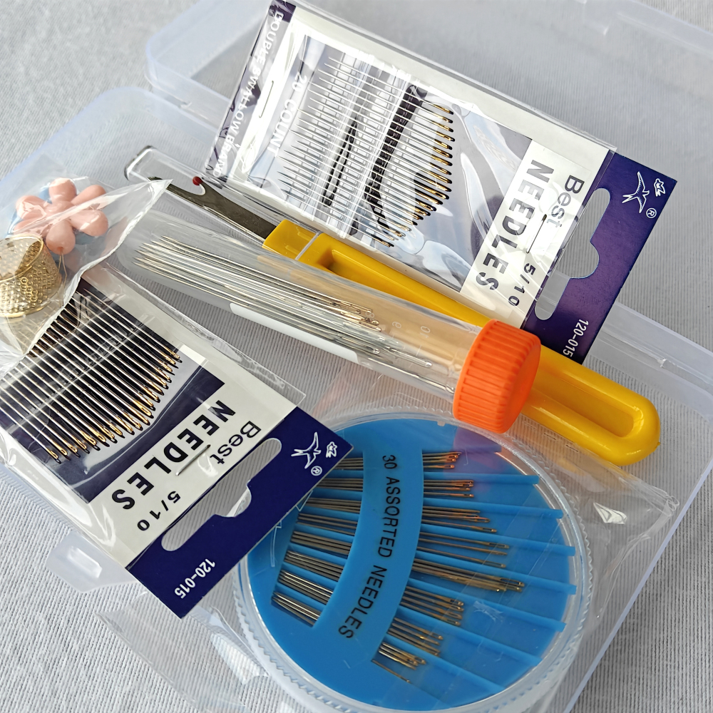 Sewing Tool Kit – Complete Hand Sewing Accessories Set with Storage Box