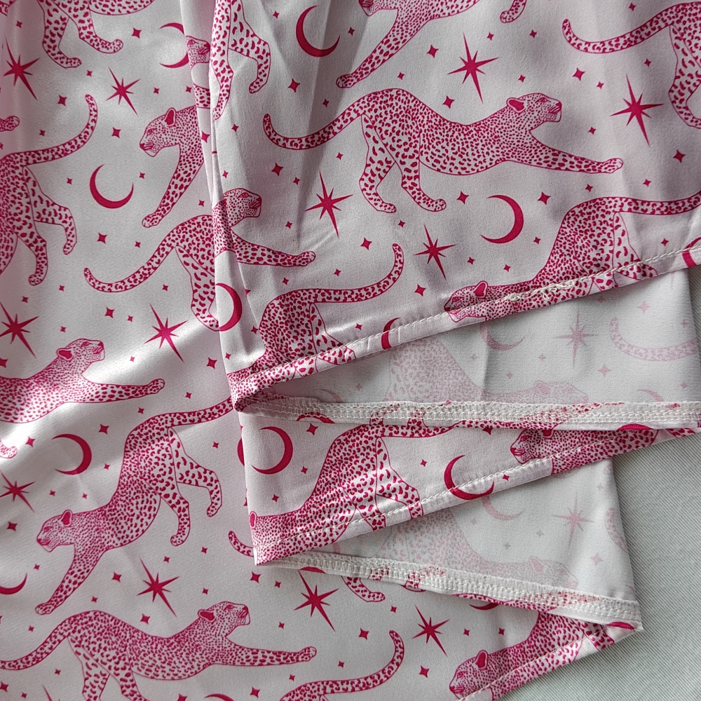 Custom Printed Short-Sleeve Pajama Set - China Textile Manufacturer