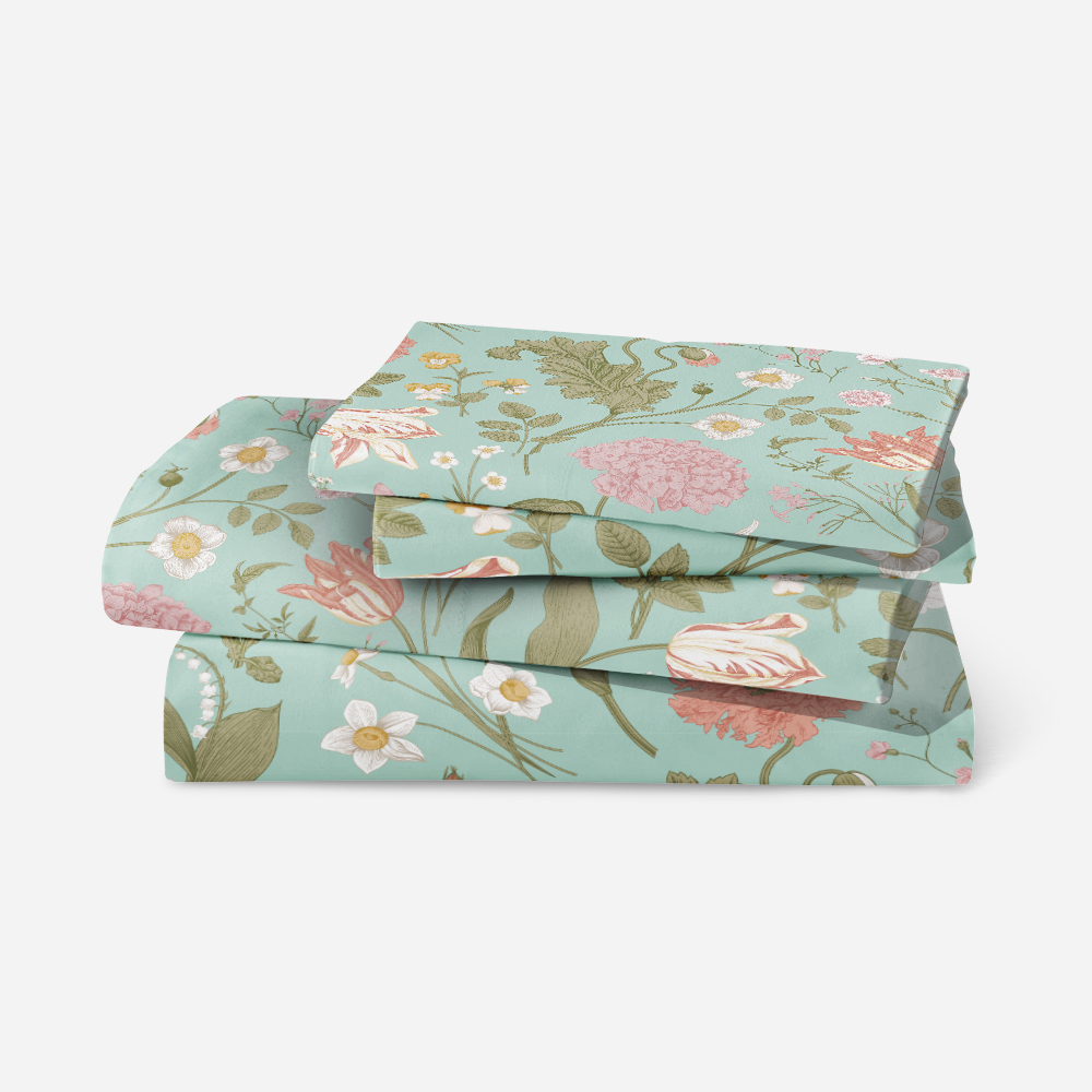 Bedding Set – Vintage-Inspired Wildflower Garden