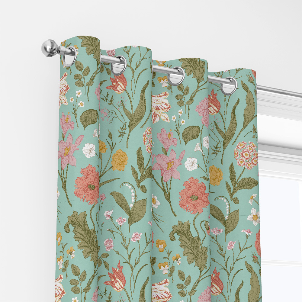 Curtain – Vintage-Inspired Wildflower Garden