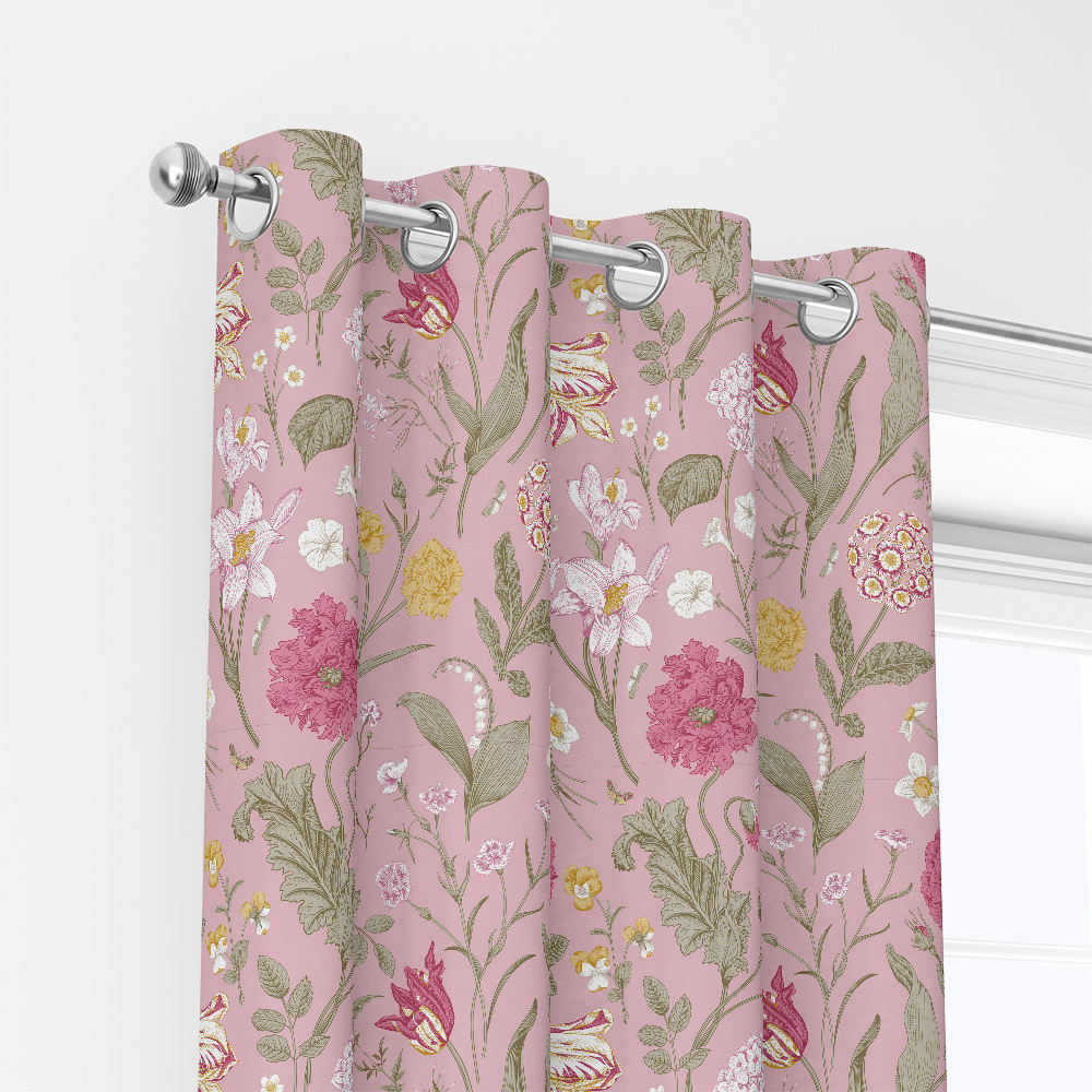 Curtain – Vintage-Inspired Wildflower Garden