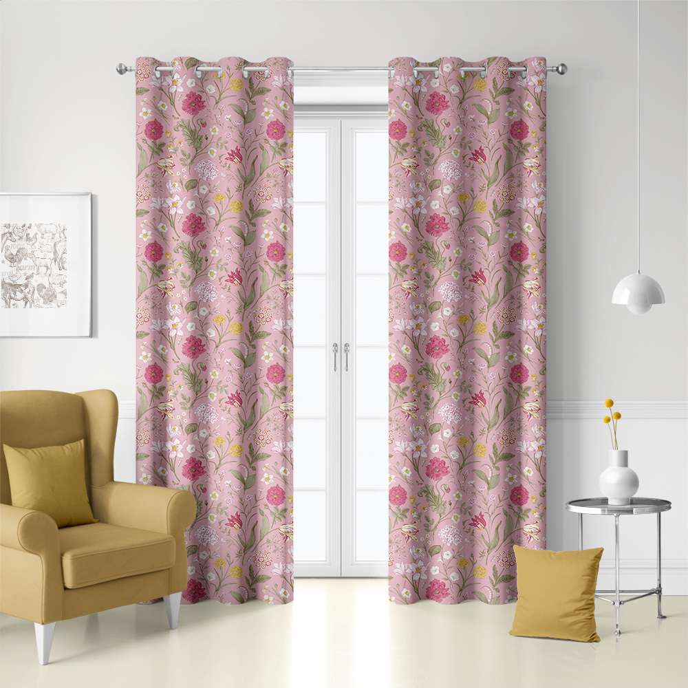 Curtain – Vintage-Inspired Wildflower Garden