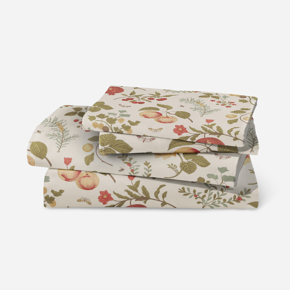 Bedding Set – Autumn Vibe Fruit, Berry and Flowers