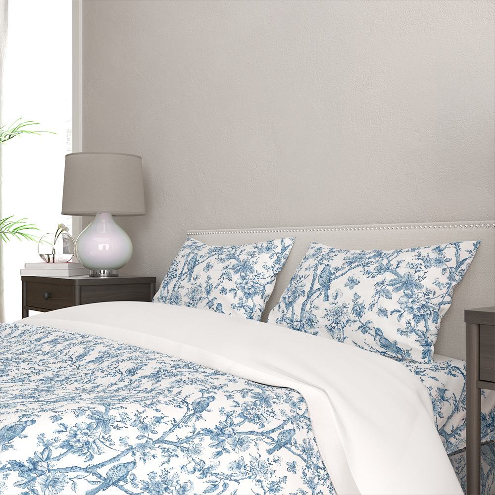 Bedding Set – Vintage Bird on Tree Liberty Floral Print
