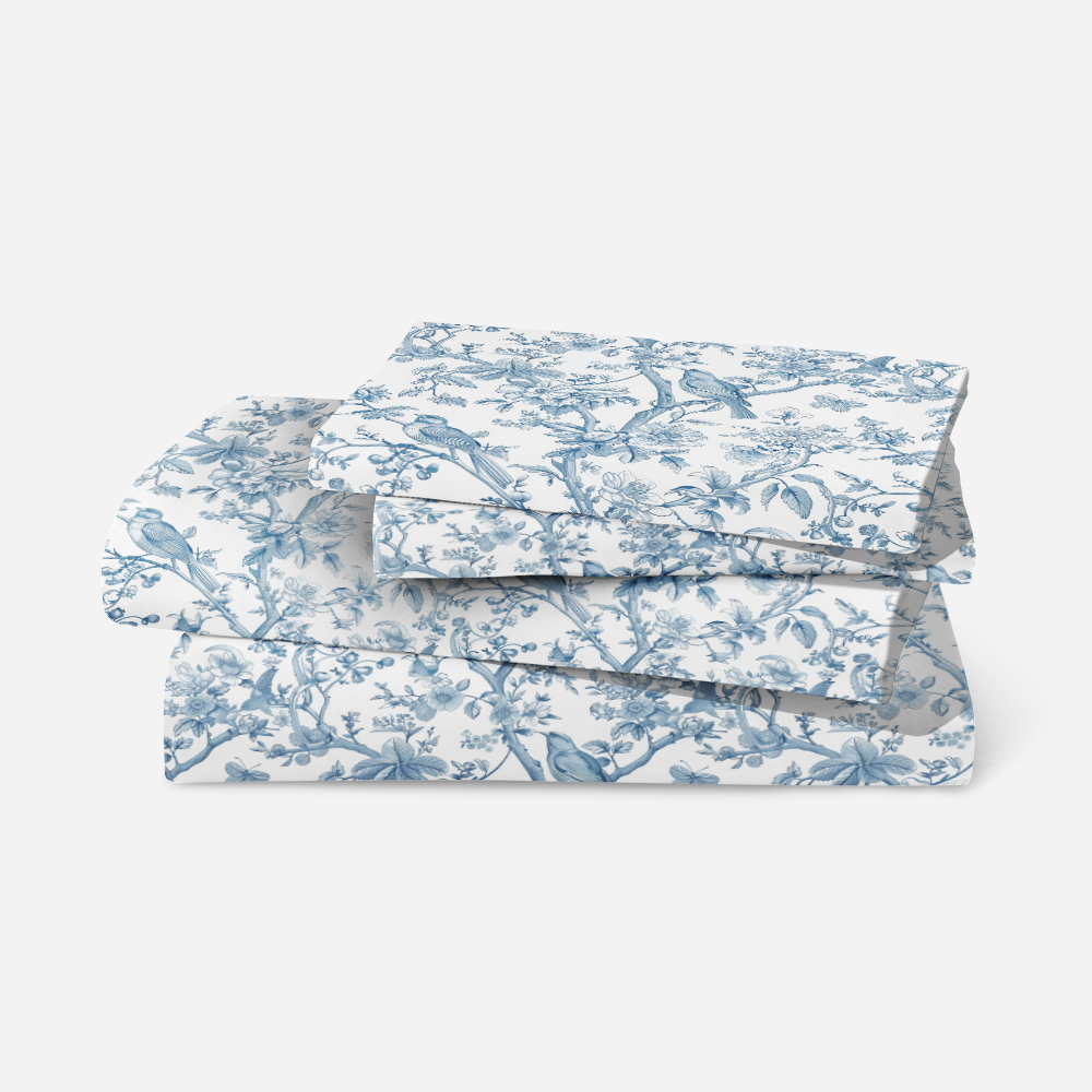 Bedding Set – Vintage Bird on Tree Liberty Floral Print