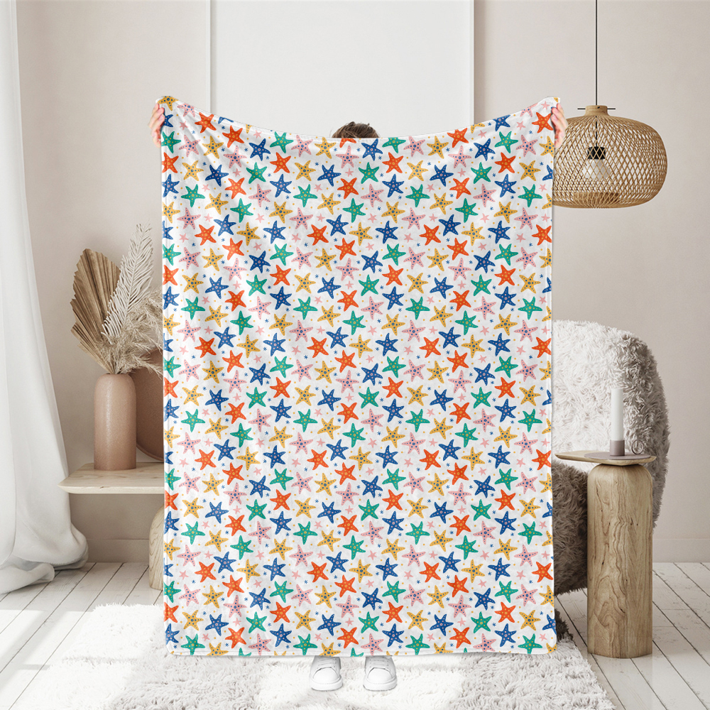 Sea Life Starfish in the Shape of Stars | Custom Print Fabrics