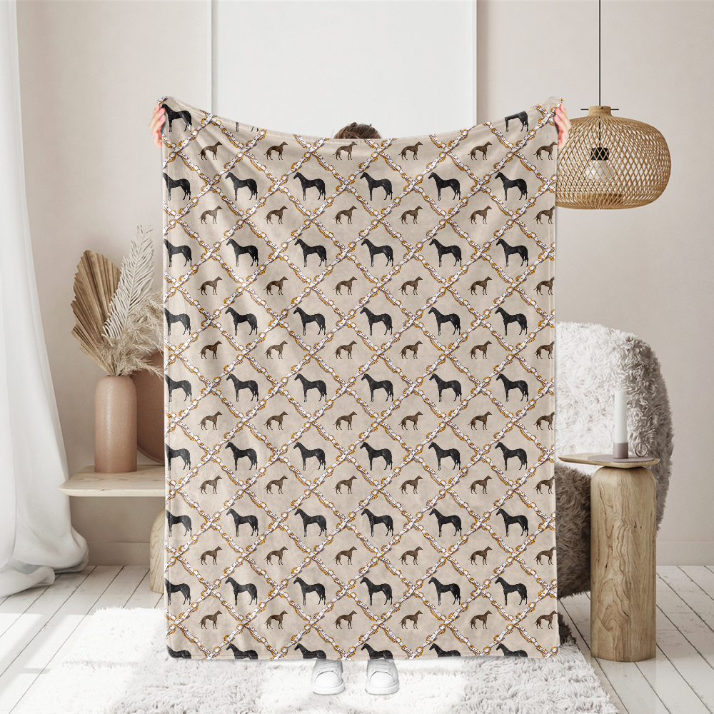 Horses and Belts Fabric - Custom Print Fabrics