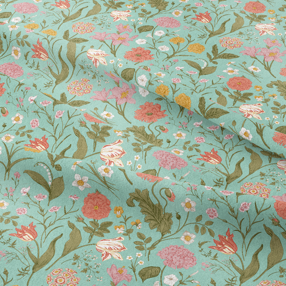 Shabby Chic Classic Floral Seamless Pattern – Custom Print Fabrics