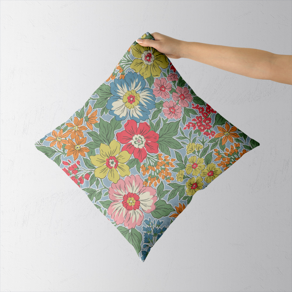 Throw Pillow – Vintage Liberty Style Ditsy Floral Print