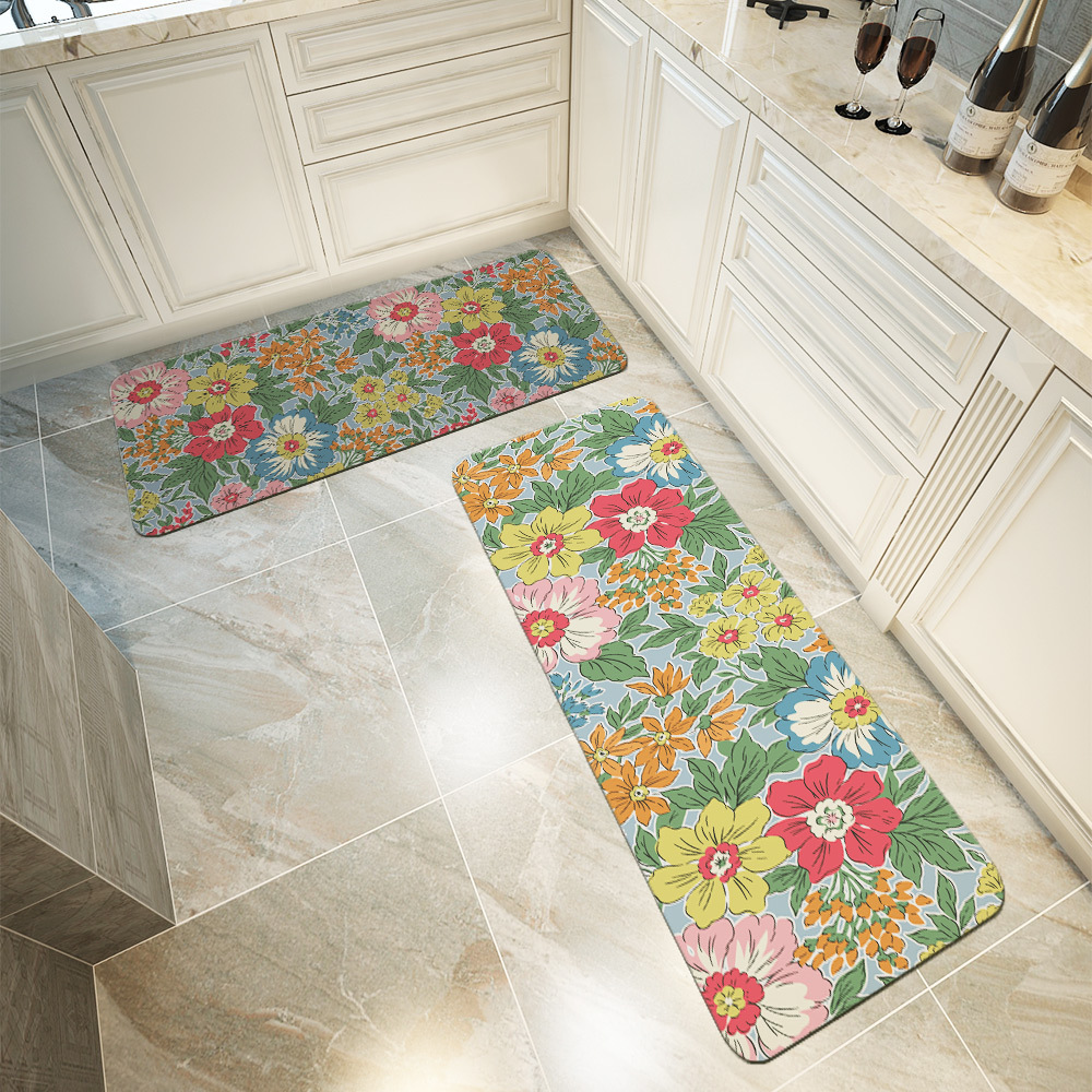 Kitchen Floor Mats – Vintage Liberty Style Ditsy Floral Print
