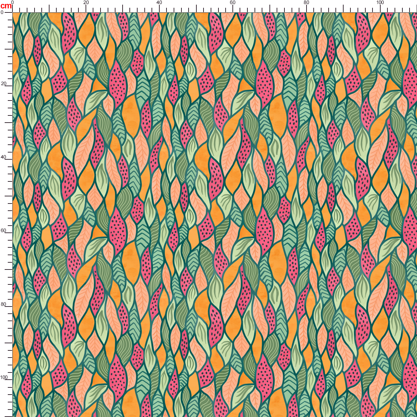 Watercolor Tourism Elements Pattern on White – Custom Print Fabrics