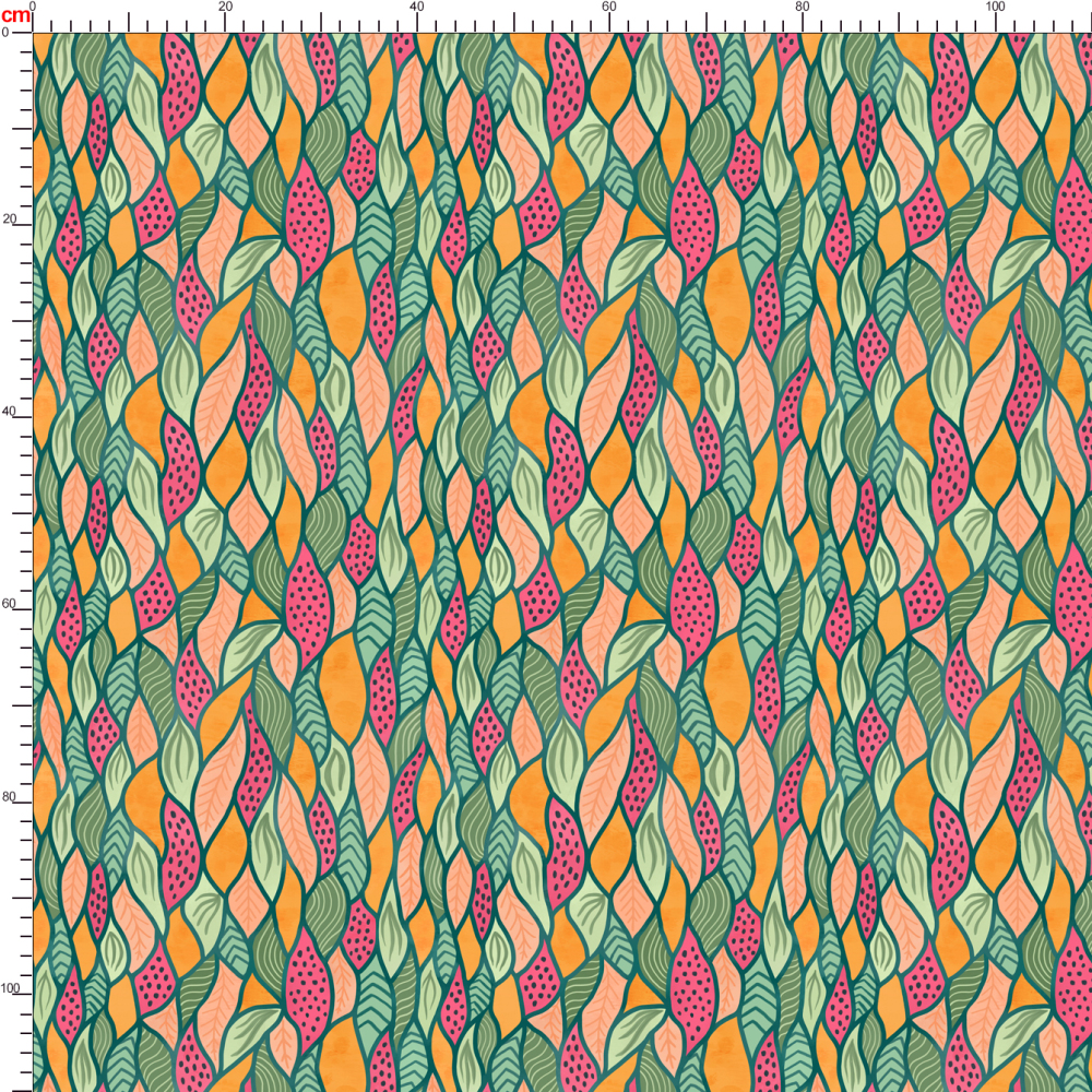 Watercolor Tourism Elements Pattern on White – Custom Print Fabrics