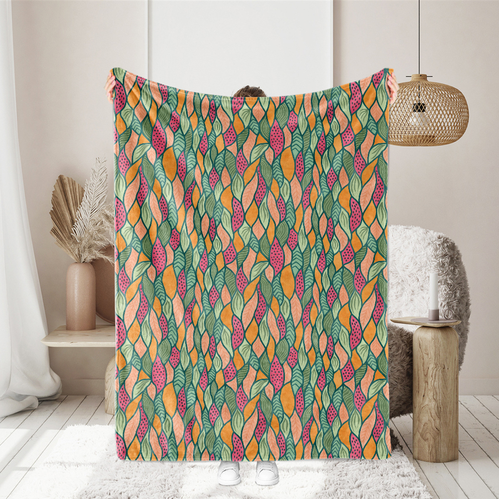 Watercolor Tourism Elements Pattern on White – Custom Print Fabrics