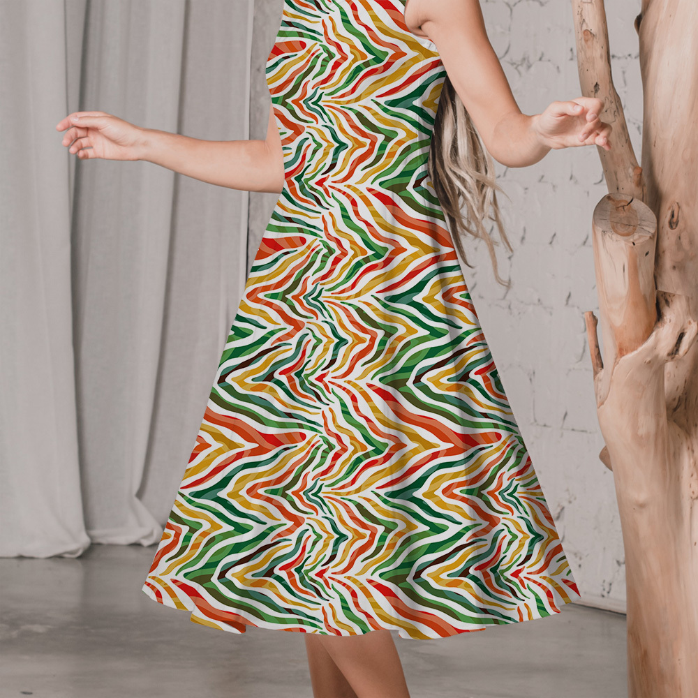 Abstract Freehand Creative Paint Pattern – Custom Print Fabrics