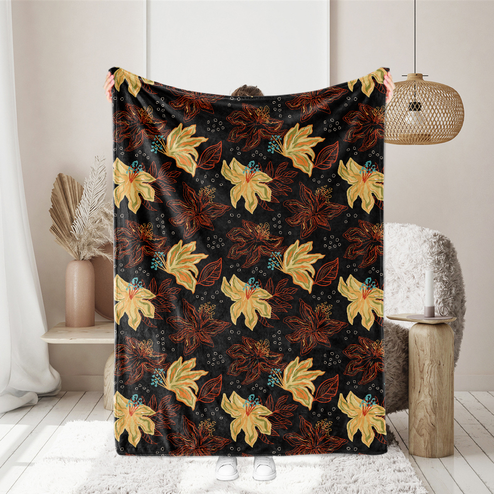 Vintage Tropical Palm Leaf Pattern – Custom Print Fabrics