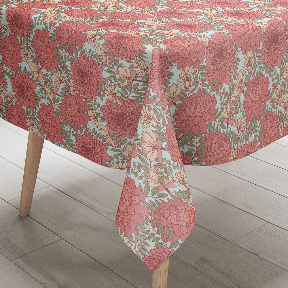 Tablecloth – Fresh Spring Flora Tablecloth featuring Mixed Meadow Grasses