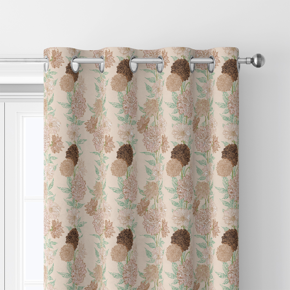 Curtain – Elegant Abstract Floral Botanical Print