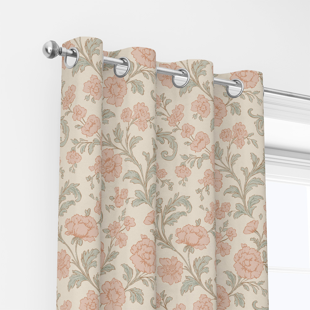 Curtain – French Vintage Toile de Jouy Pattern