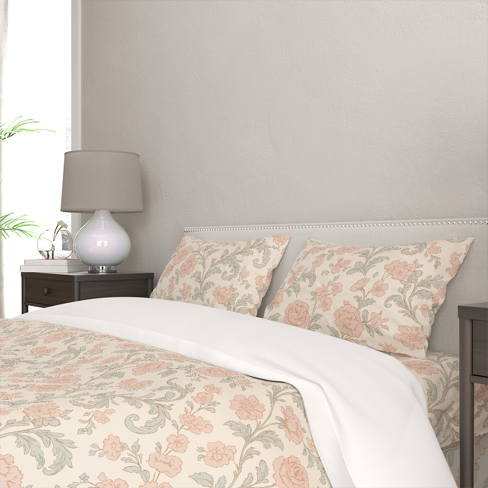 Bedding Set – French Vintage Toile de Jouy Pattern