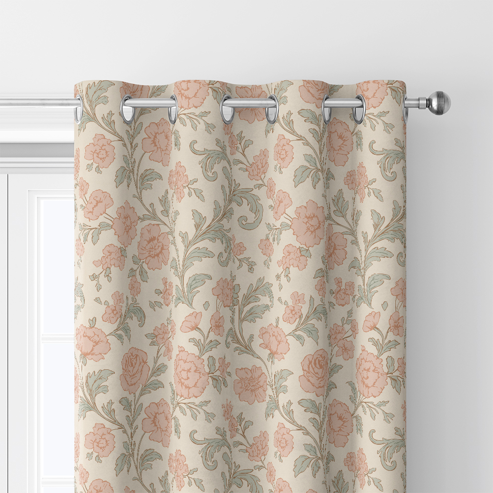 Curtain – French Vintage Toile de Jouy Pattern