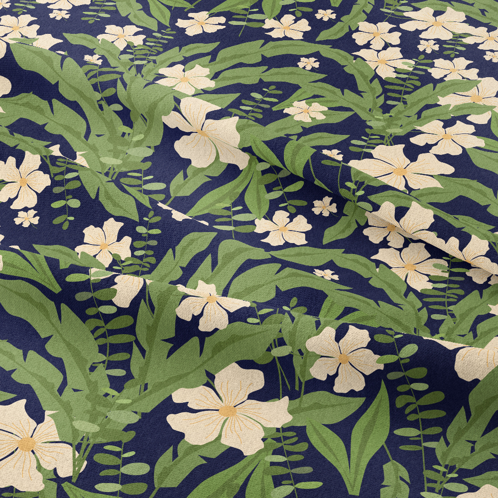 Abstract Vintage Beautiful Liberty Floral Fabric with Modern Botanical Floral – Custom Print Fabrics
