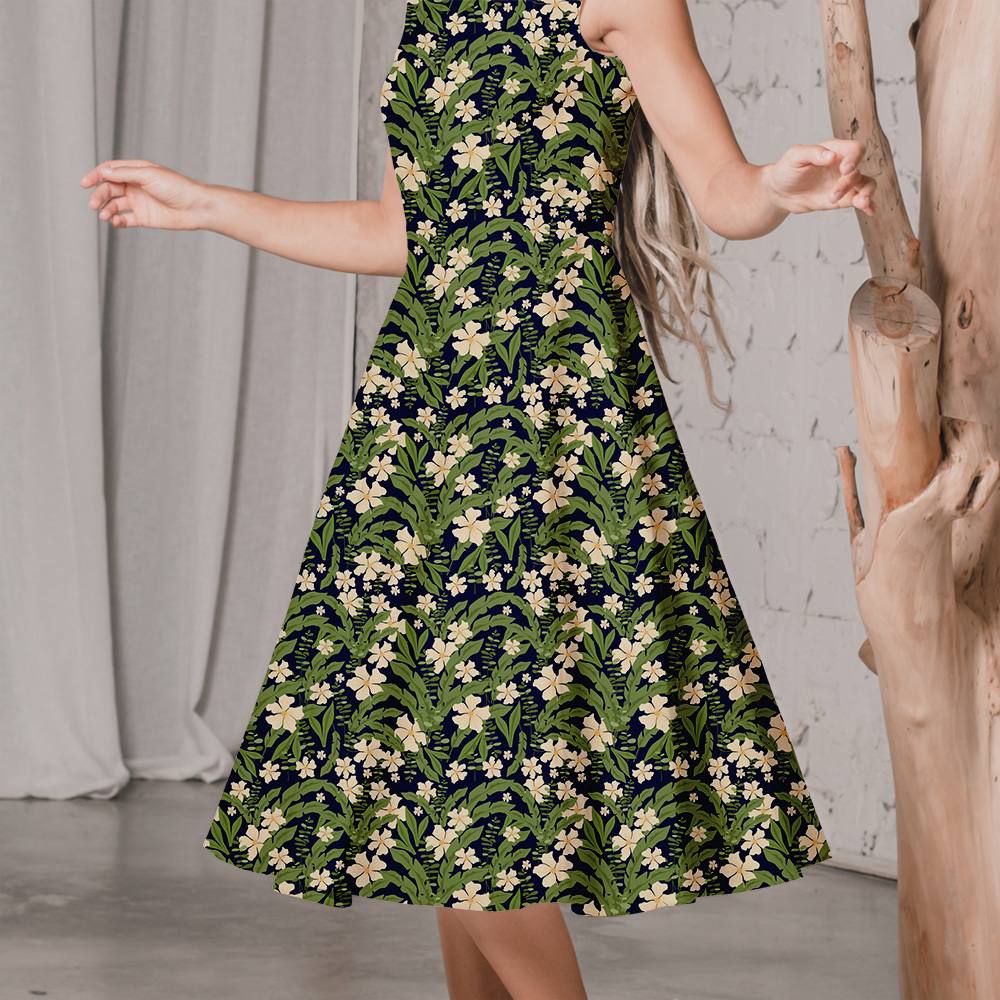 Abstract Vintage Beautiful Liberty Floral Fabric with Modern Botanical Floral – Custom Print Fabrics