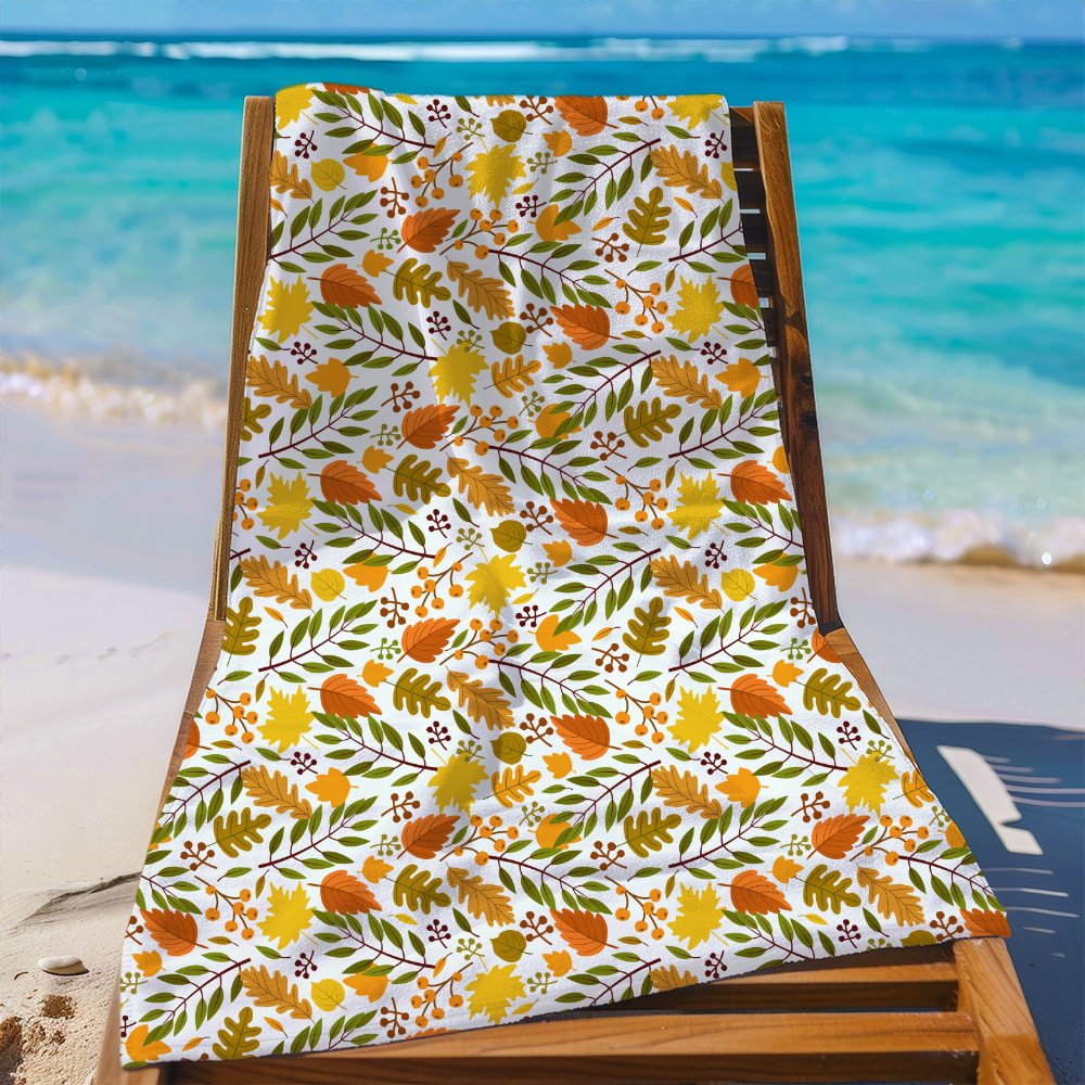Beach Towel – Whimsical Musical Frog Band Cattail Meadow