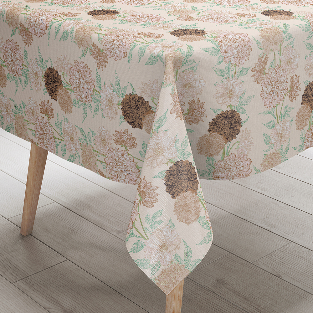 Tablecloth – Elegant Abstract Floral Botanical Print