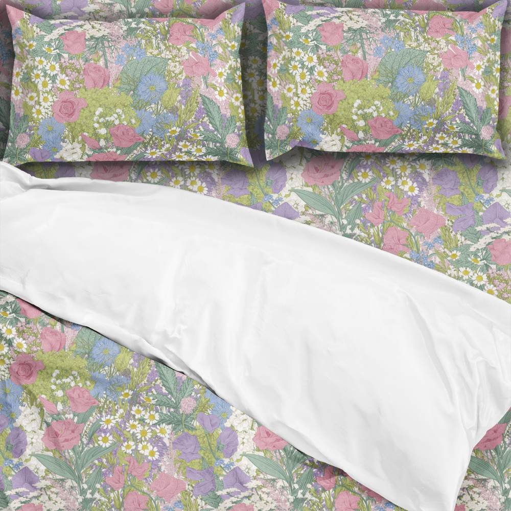 Bedding Set – Summer Wildflower Rustic Meadow Floral