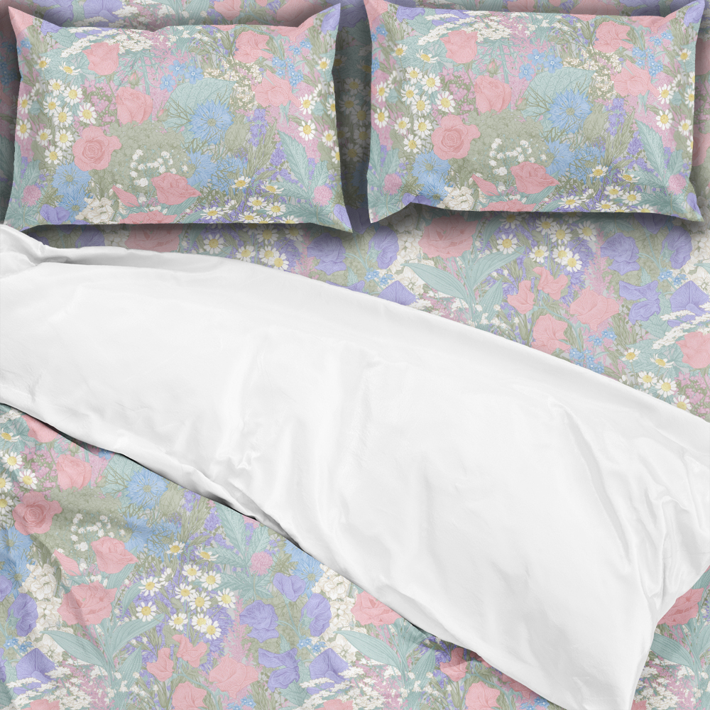 Bedding Set – Summer Wildflower Rustic Meadow Floral