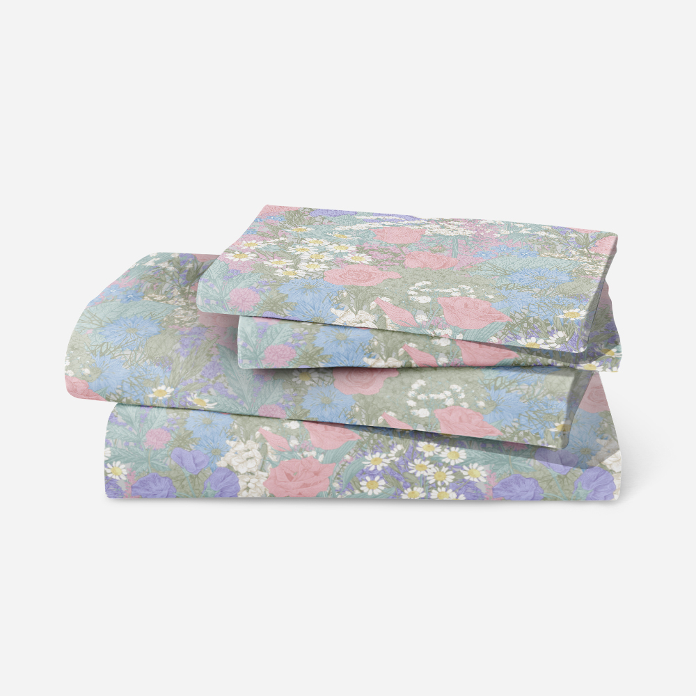 Bedding Set – Summer Wildflower Rustic Meadow Floral