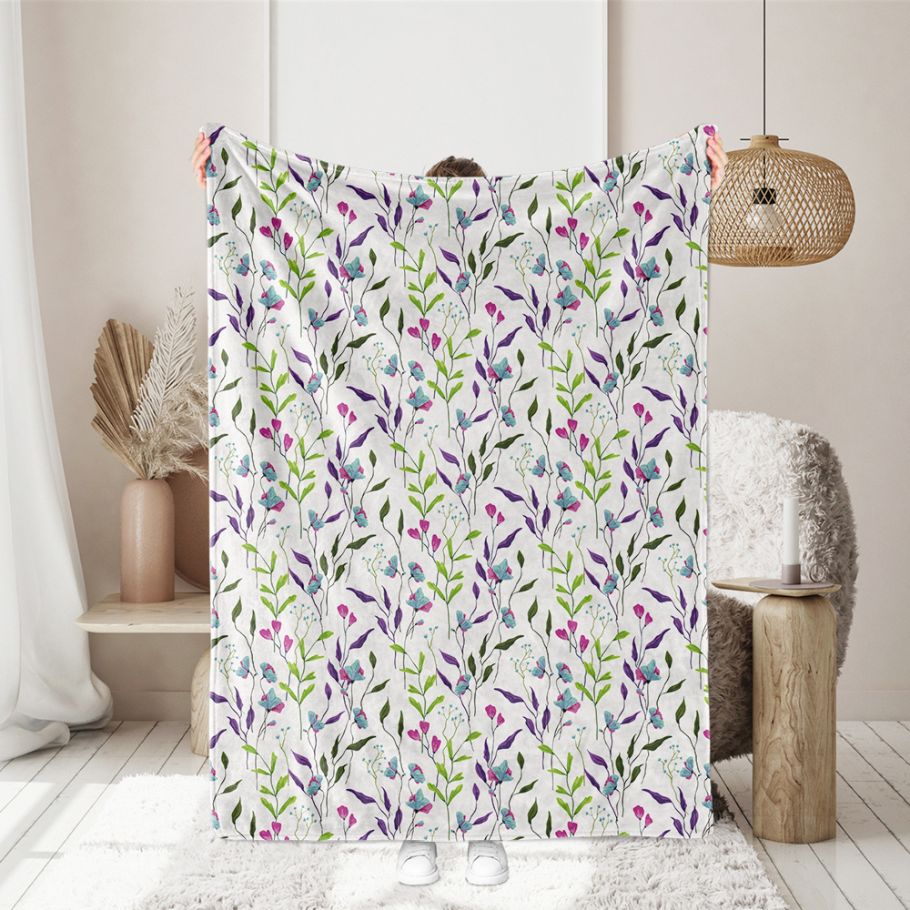 Vintage Liberty Floral with Spring Wild Beautiful Flowers – Custom Print Fabrics