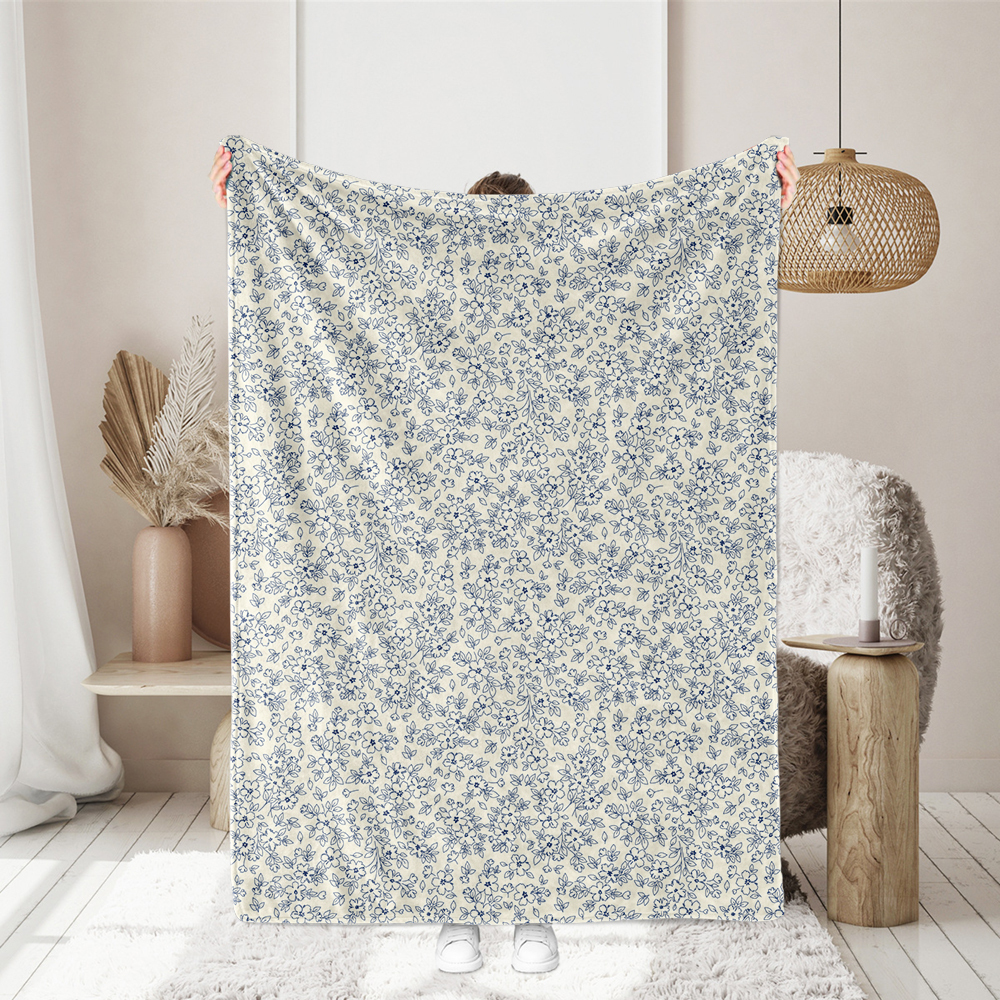 Small Little Flowers Liberty Style Ditsy Floral Custom Print Fabrics